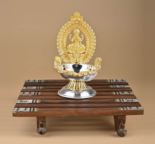 Religious Silver Deepak Meerut