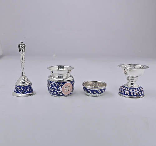 Religious Silver Arta Plate Meerut
