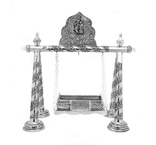 Religious Silver Jhula & Singhasan Meerut