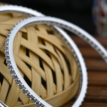 Elegant Silver Kada for Men & Women Meerut