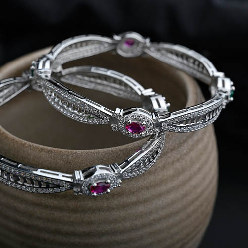 Silver Kada for Men & Women Meerut